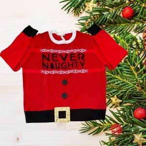 NWT Adult S/M “Never Naughty” Ugly Christmas Sweater